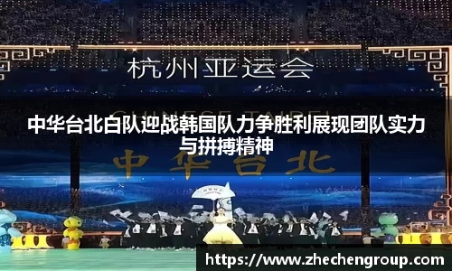 中华台北白队迎战韩国队力争胜利展现团队实力与拼搏精神